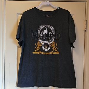 ModelCo Dark Gray T-Shirt with White Logo